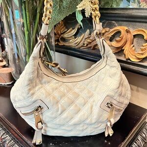 Vintage Marc Jacobs Quilted Cream Handbag